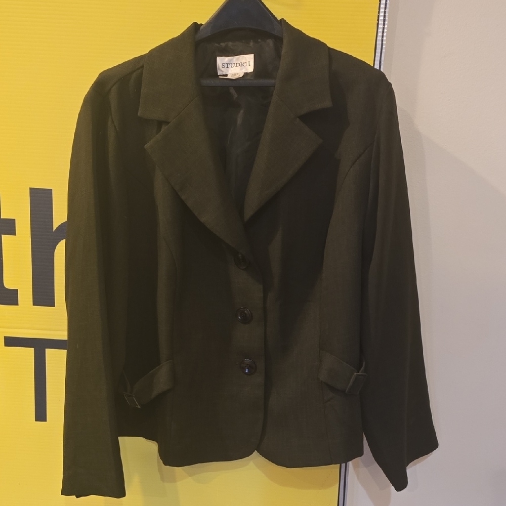 Structure Dark Olive Women's Blazer